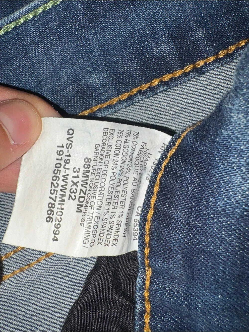 Wrangler Slim Straight Jeans - Medium Blue Wash